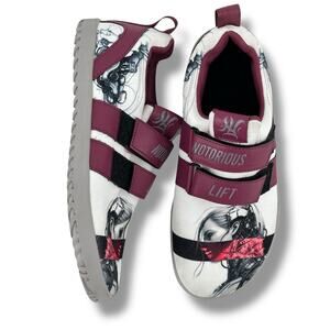 Notorious Lifters Gen 2X Gym Lift Sneaker Shoes Cyberpunk Pink Print Sz 40 8.5